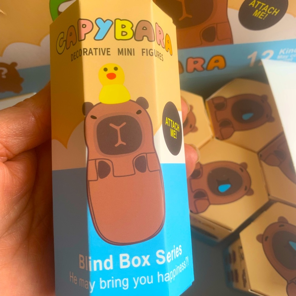 New HOT!! Popular CAPYBARA Surprise blind-box Hipper. Decorative Mini Figurine